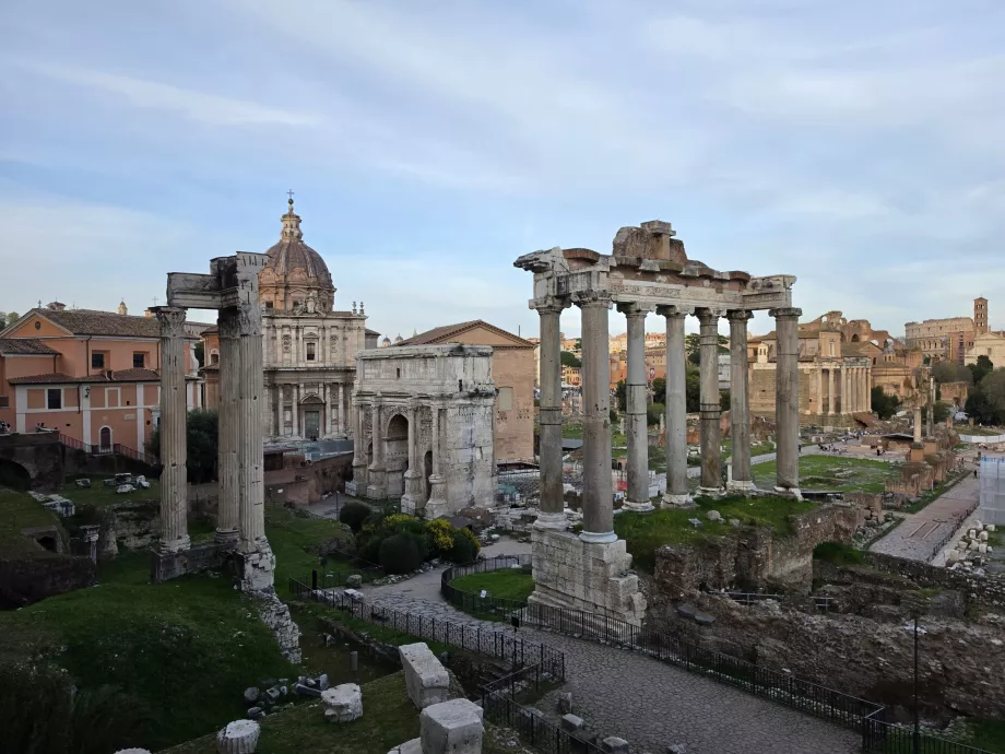 Vista del Foro Romano desde el Capitolio