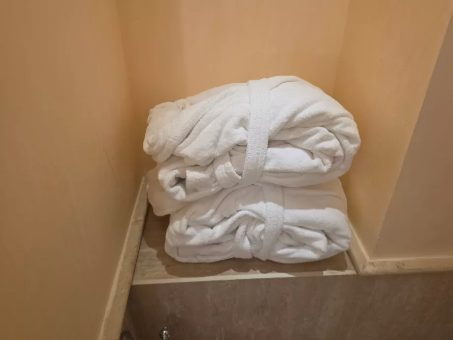 Albornoces en la habitación