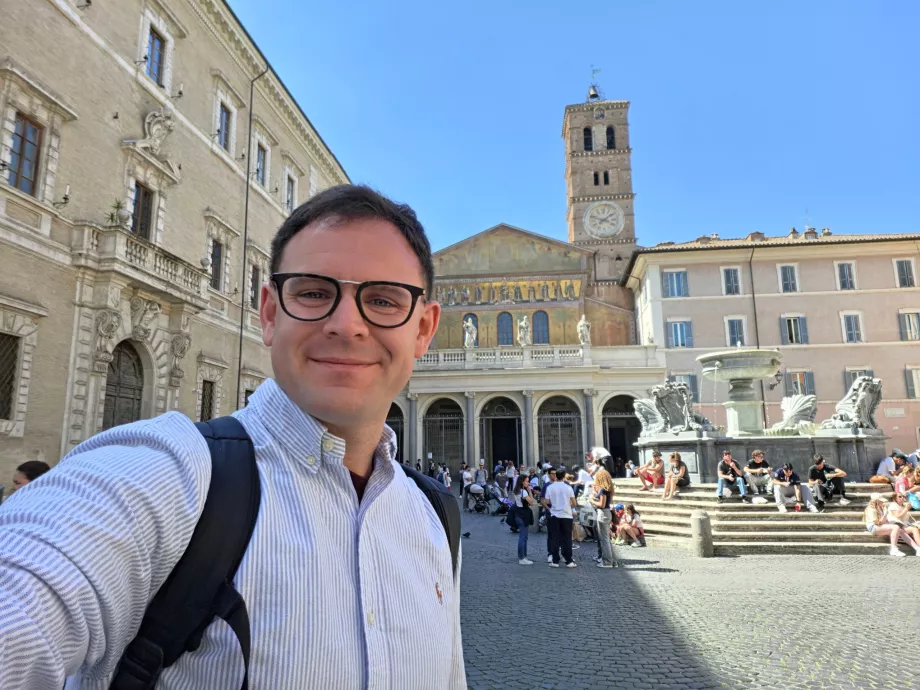 Yo en Trastevere