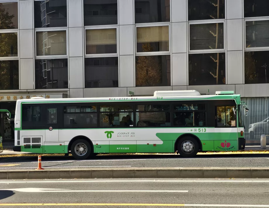 Autobús urbano en Kobe