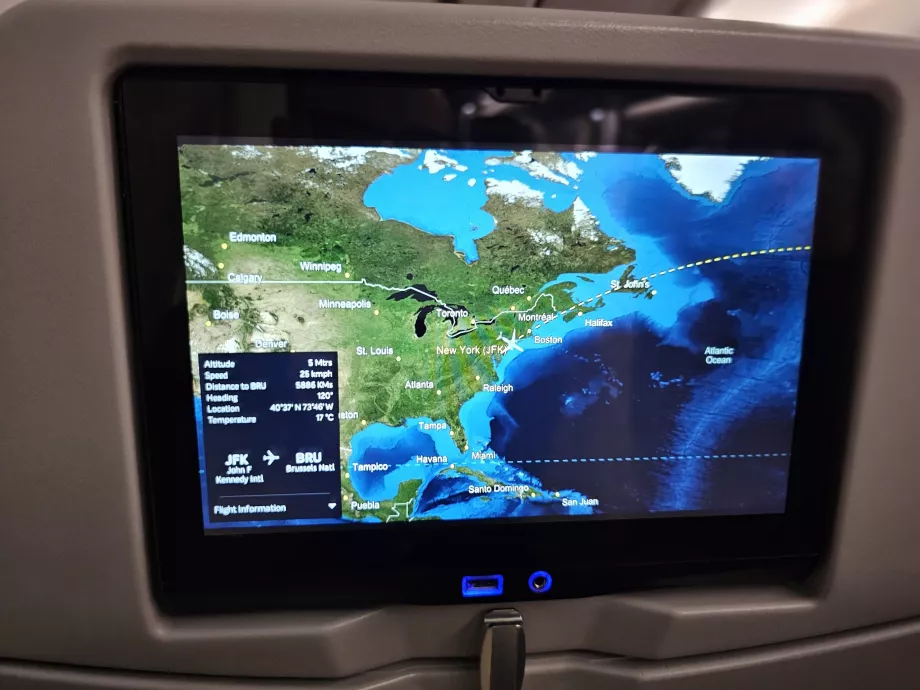 IFE, mapa de vuelo