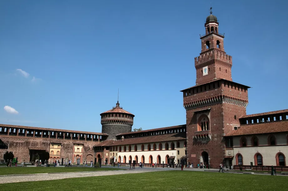 Patio del Castello Sforzesco
