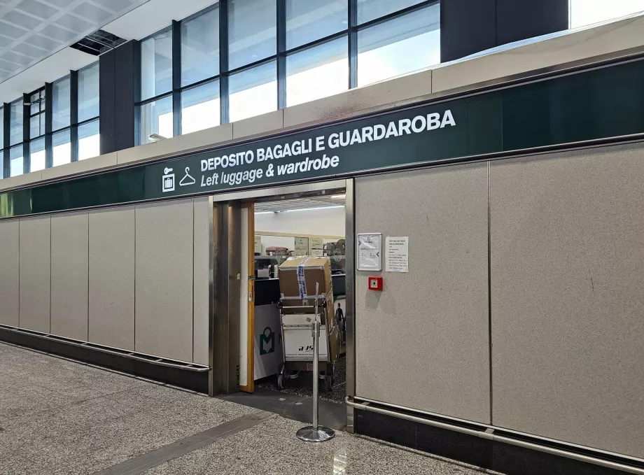 Depósito de equipajes, Terminal 1