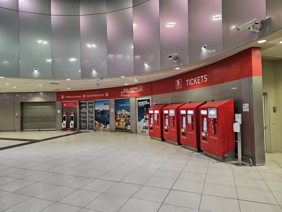 Máquinas expendedoras de billetes de tren