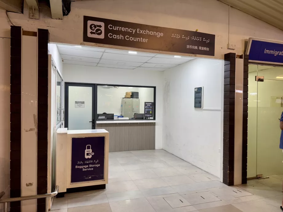 Oficina de cambio y consigna de equipajes Malé MLE