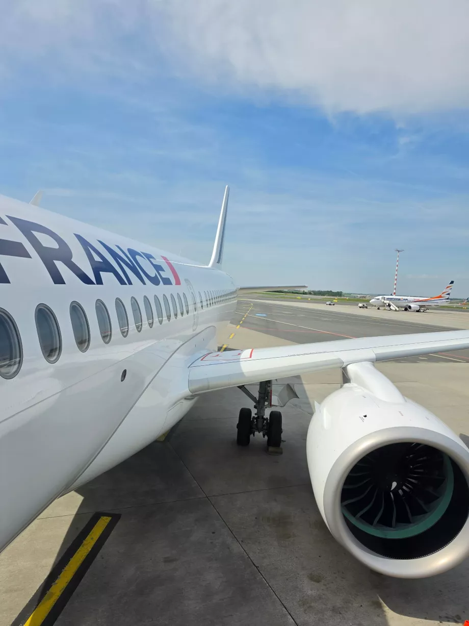Embarque en el avión
