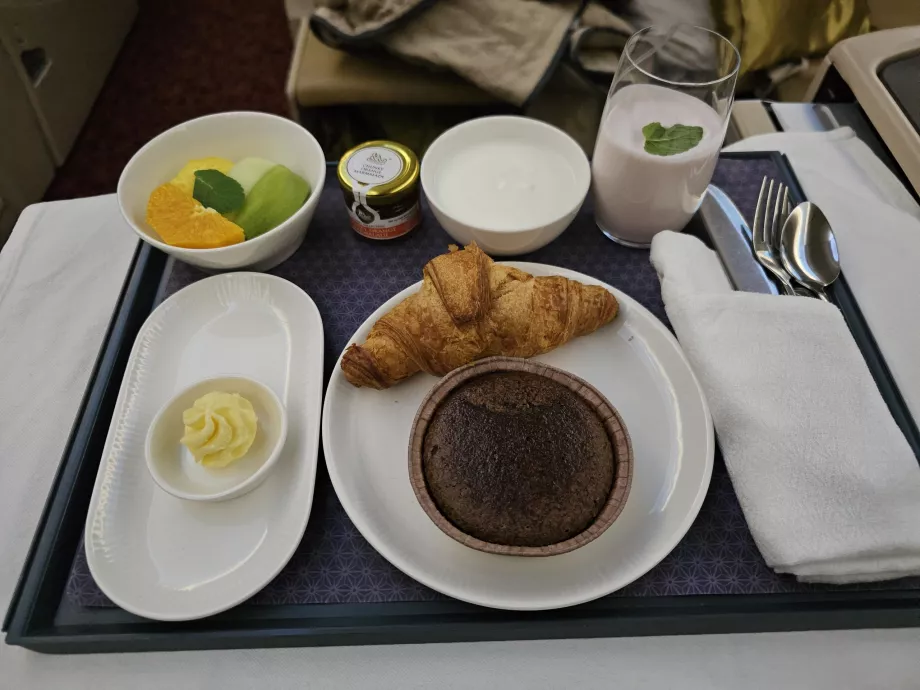 Desayuno en vuelo MXP-DEL