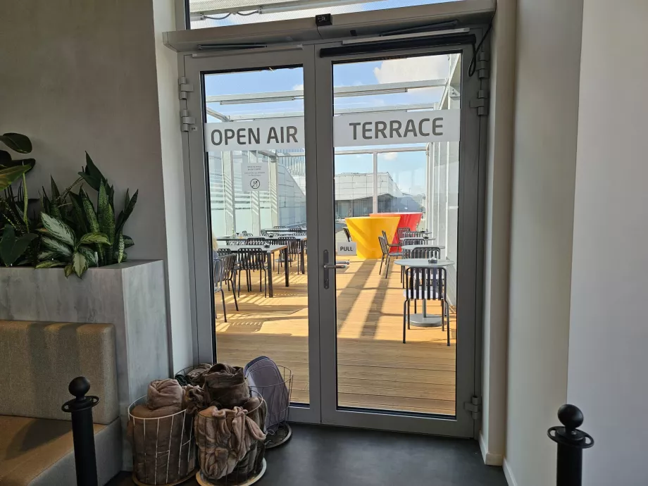 Terraza para ver y fumar