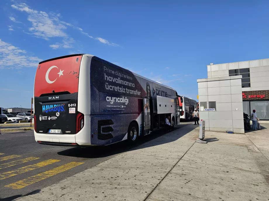 Paradas de Havabus en dirección al centro