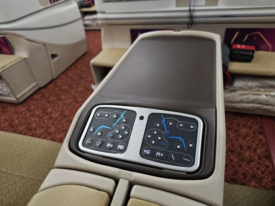 Mandos del asiento