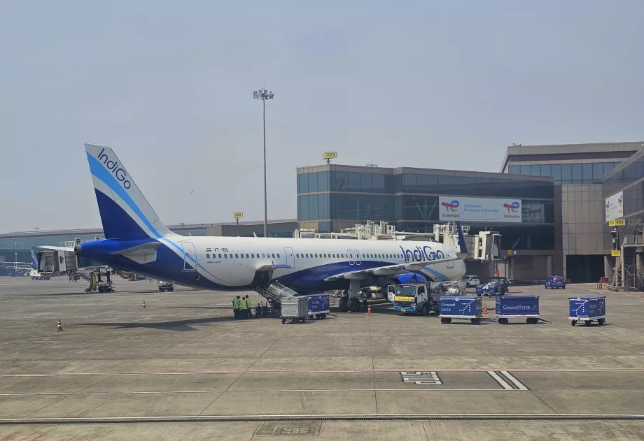 IndiGo, Airbus A320, Aeropuerto de Bombay