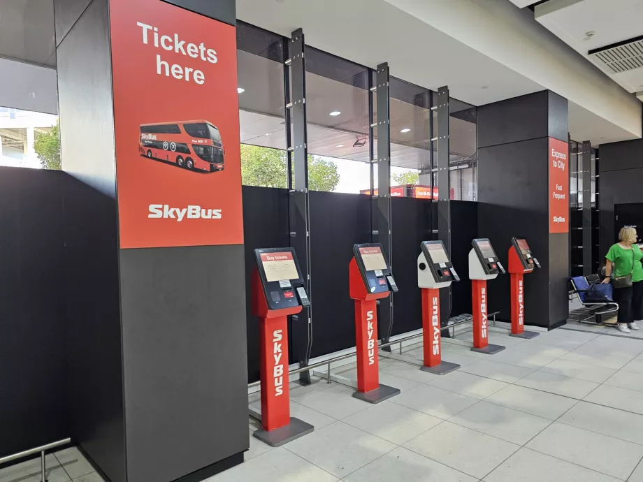 Máquinas expendedoras de billetes de Skybus