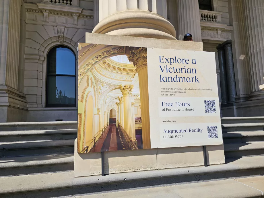 Parlamento de Victoria, visitas