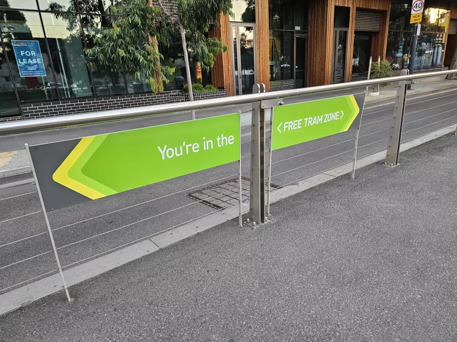 Zona de tranvía gratuito