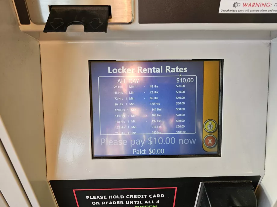 Precios de la consigna