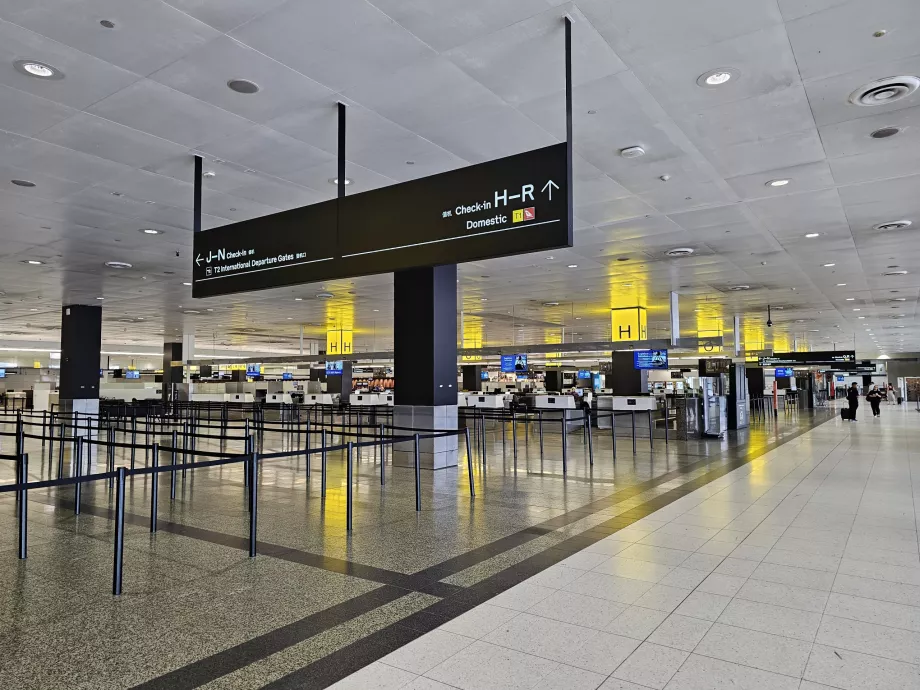 Vestíbulo de facturación de la Terminal Internacional 2