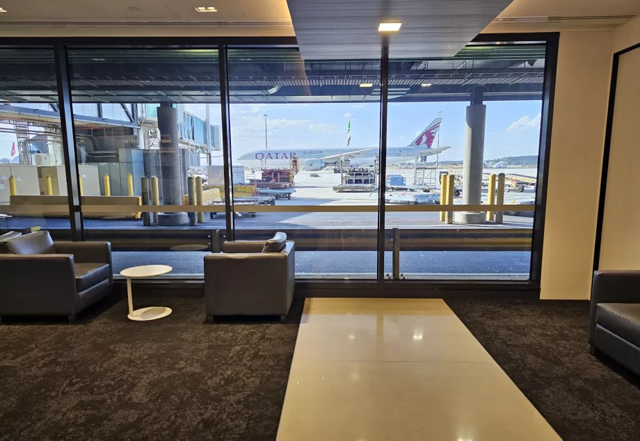 ANZ Lounge, vista de la zona